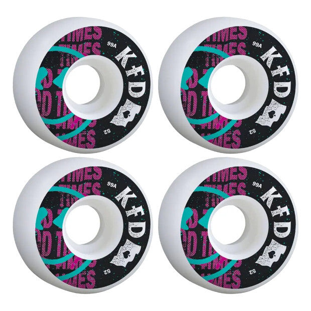 KFD DIY Skateboard Wheels (Teal)