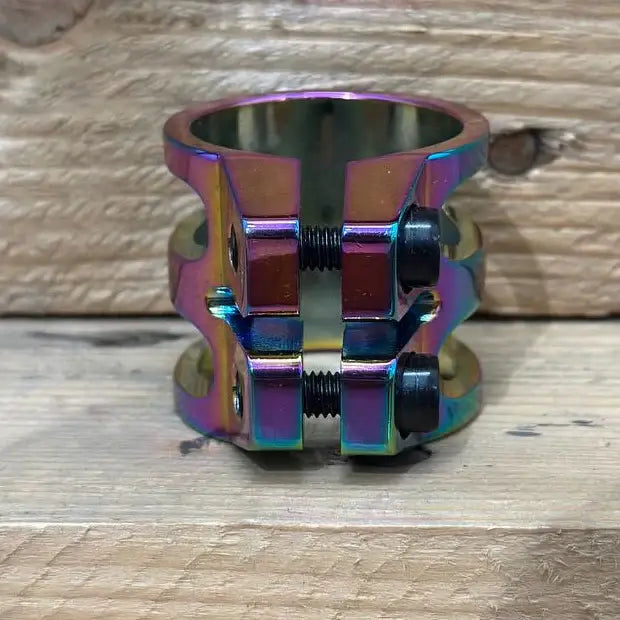 Used LUCKY Dubl Clamp (Neochrome) - Tbilisi, ProScooter.Shop