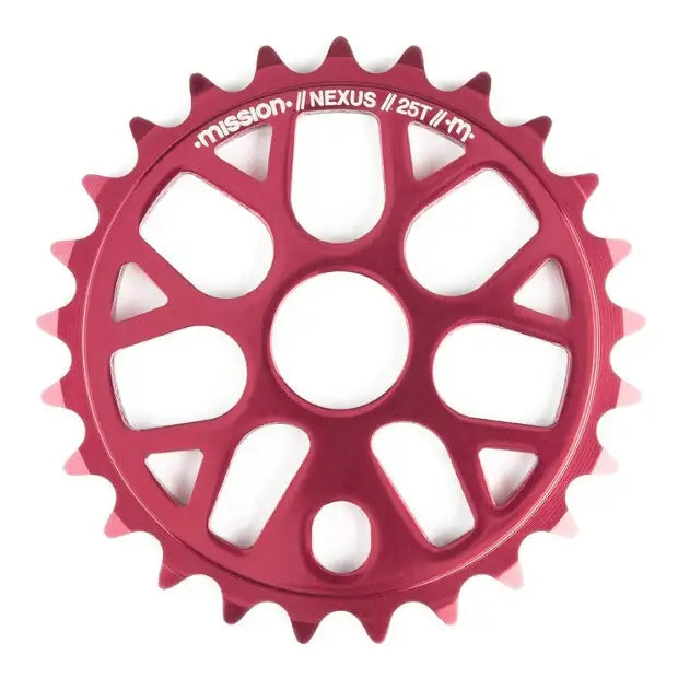 MISSION BMX Nexus Sprocket (Red) 25T