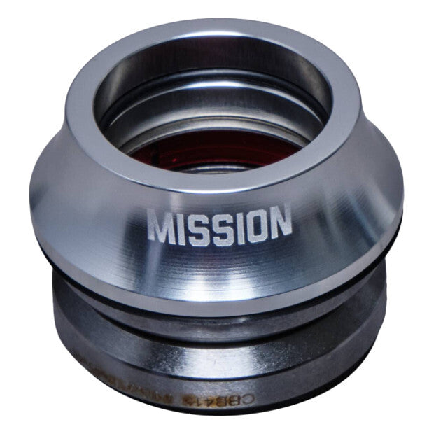 MISSION BMX Turret Integrated Headset (Silver)