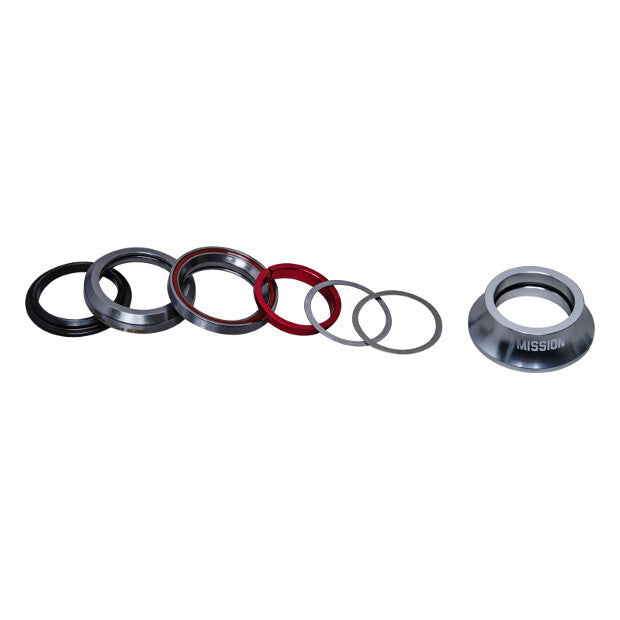 MISSION BMX Turret Integrated Headset (Silver)