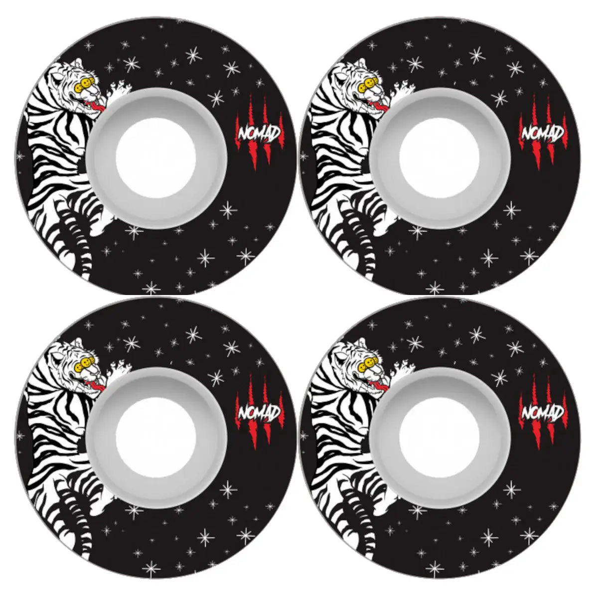 NOMAD Yin Yan Tiger Skateboard Wheels 83B 54mm - Tbilisi, ProScooter.Shop