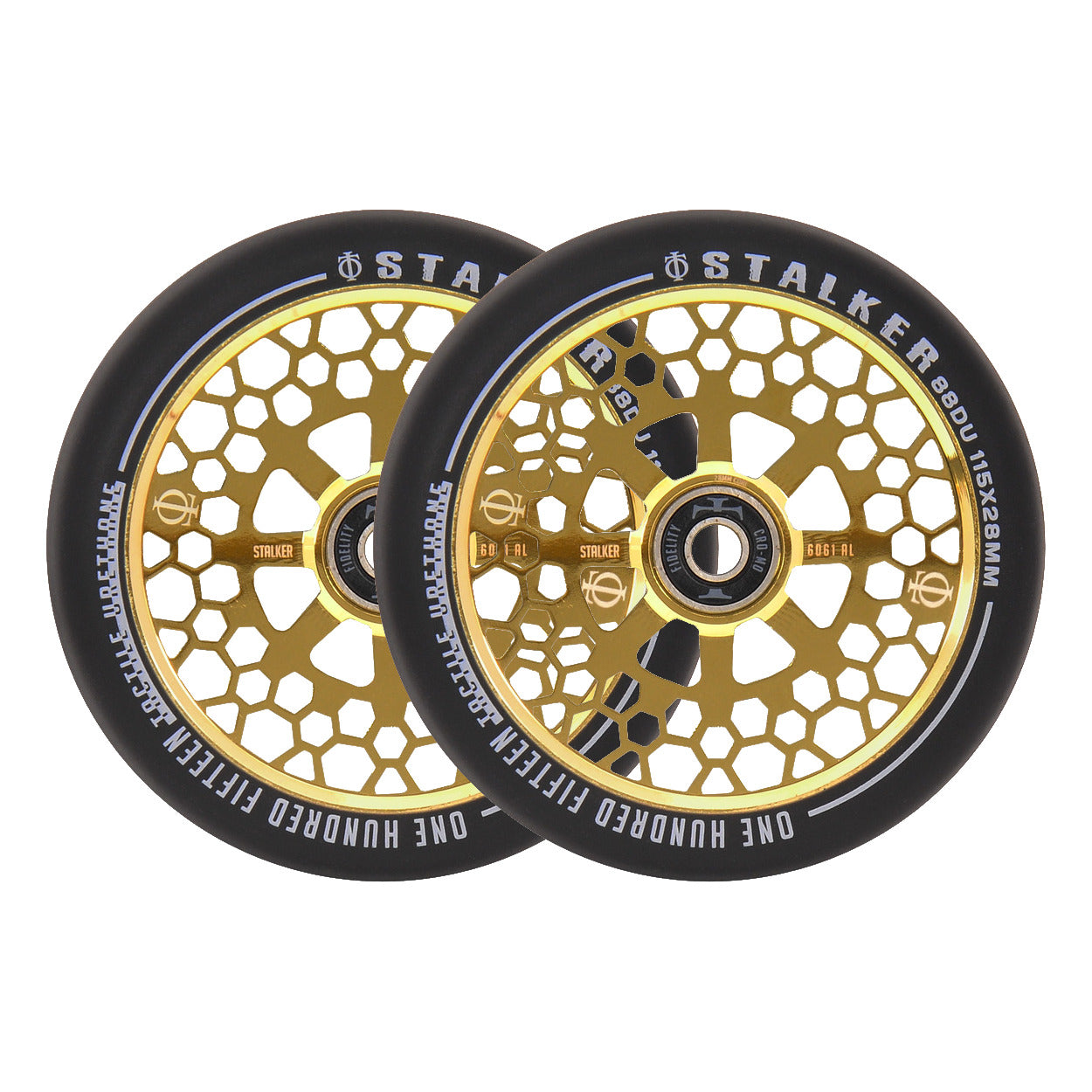 OATH Stalker Pro Scooter Wheels (Gold)