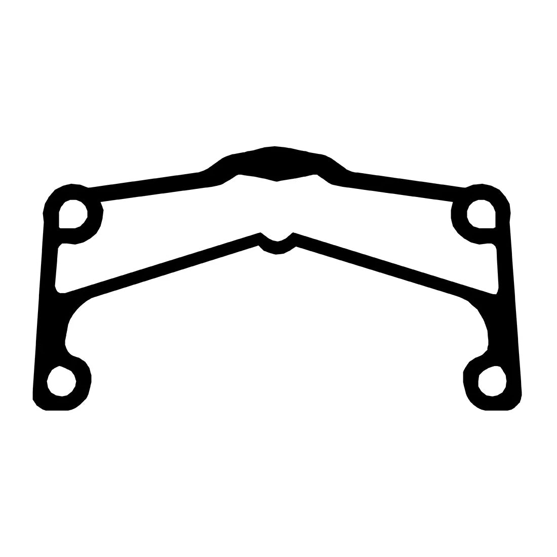 ODYSSEY BMX Quadrant Rim (Black)