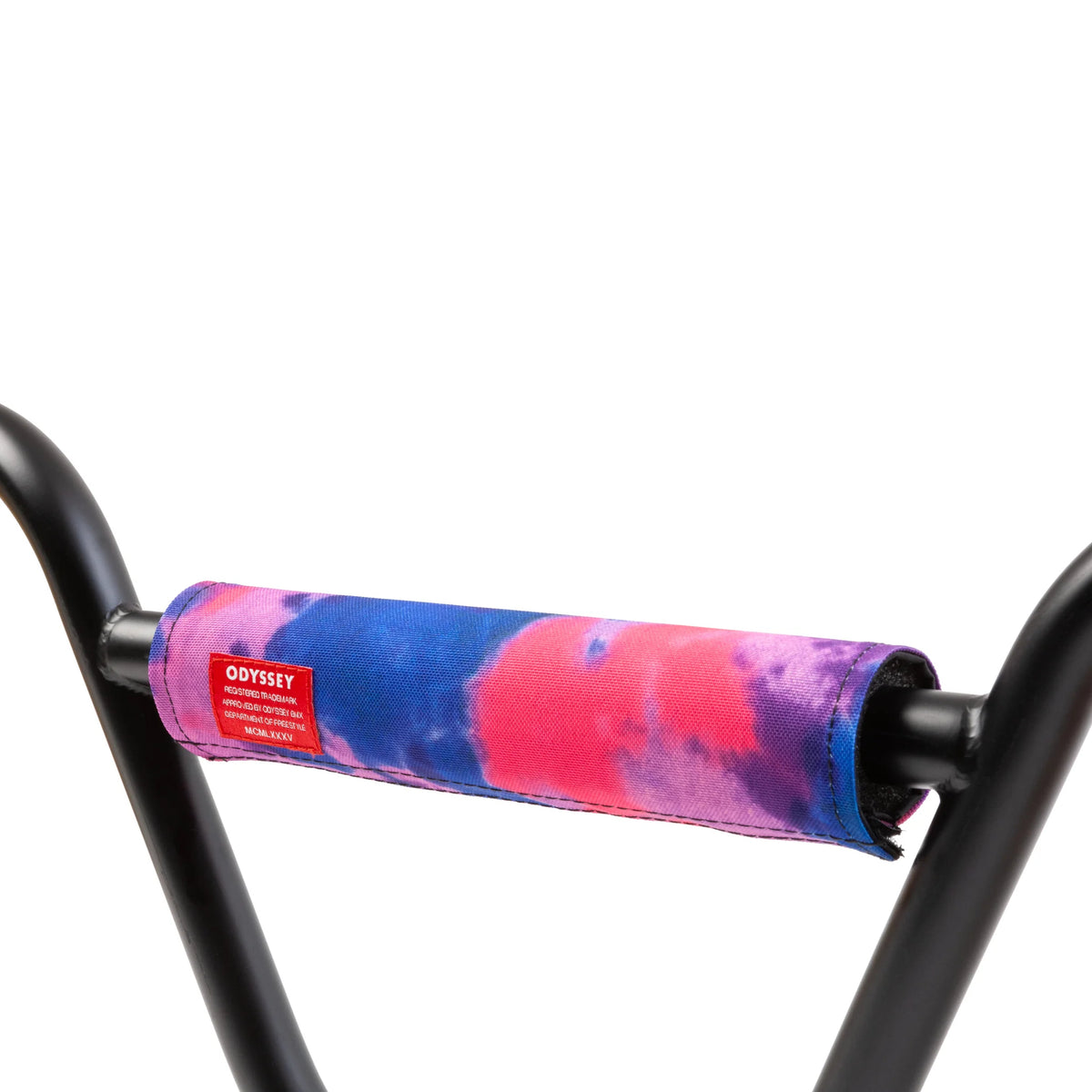 ODYSSEY BMX Reversible Bar Pad (Tie-Dye/Big Stitch Purple)