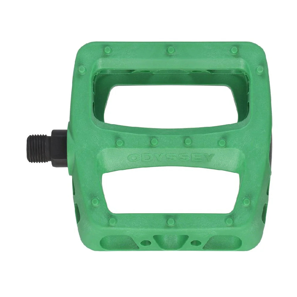 ODYSSEY BMX Twisted Pedals (Matte Kelly Green)