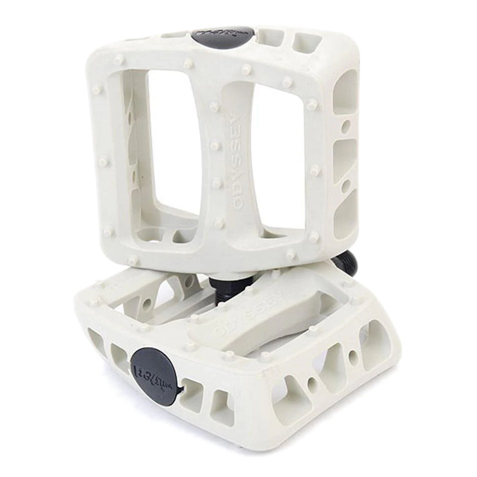 ODYSSEY BMX Twisted Pedals (White)