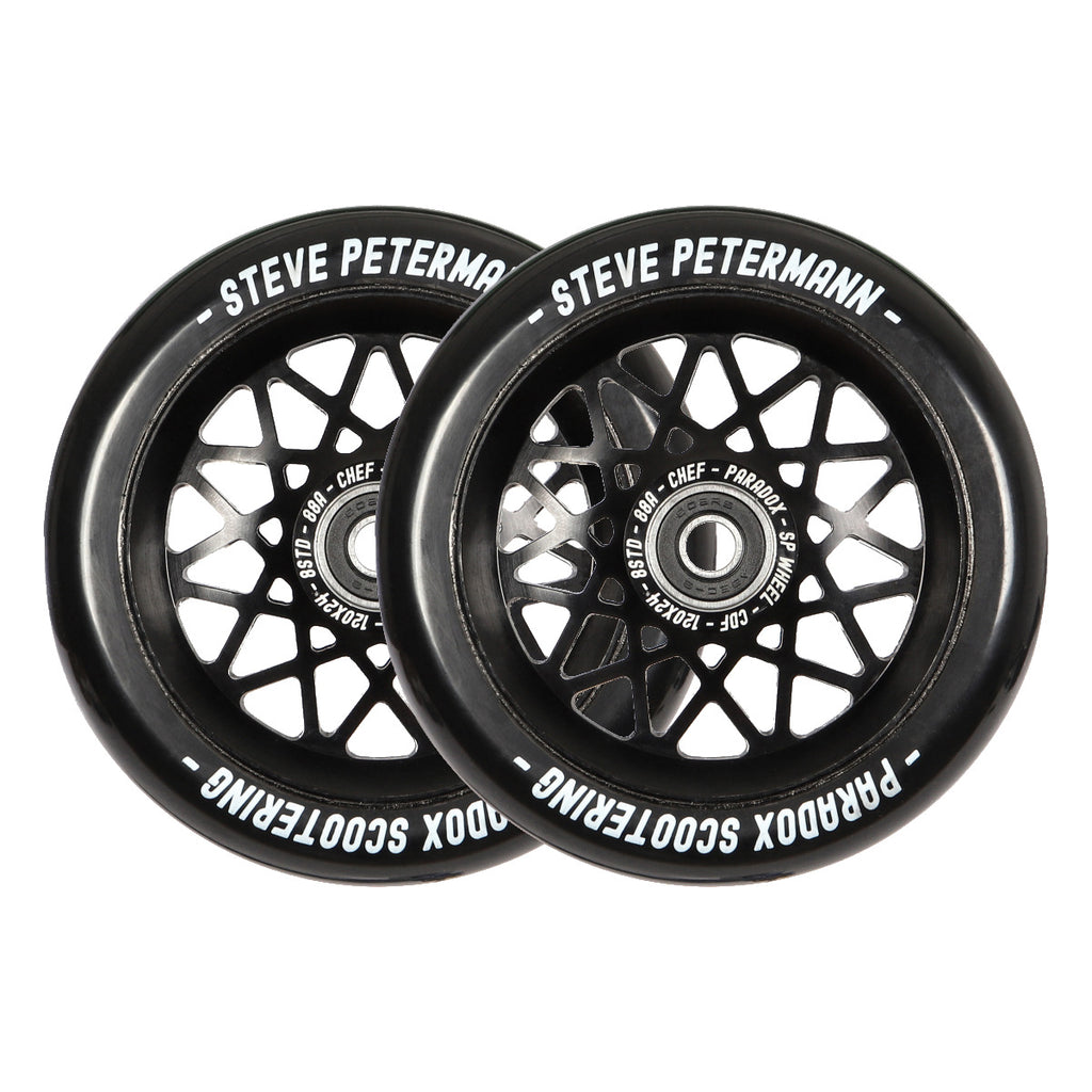 PARADOX Steve Petermann Signature Pro Scooter Wheels 120mm (Black)