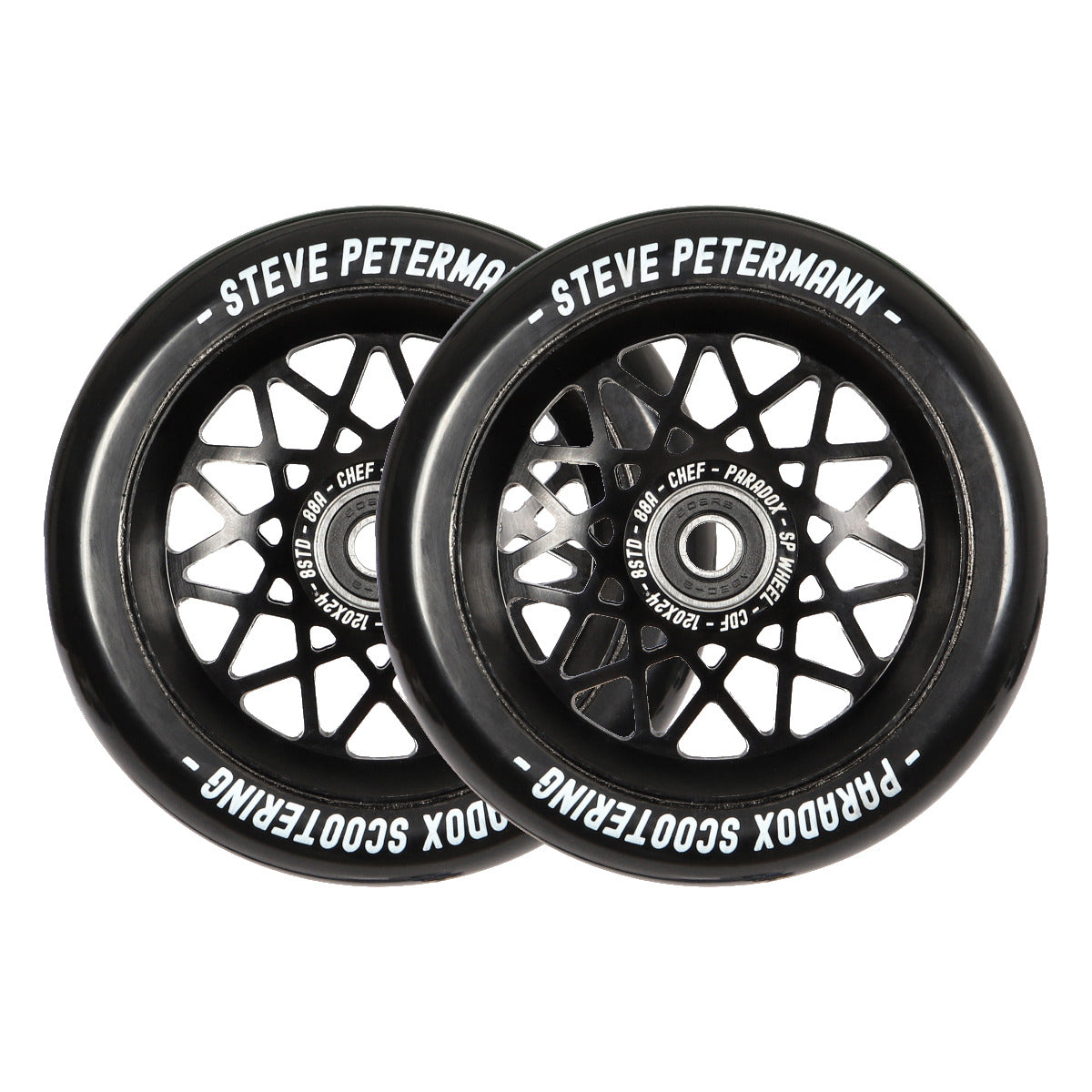 PARADOX Steve Petermann Signature Pro Scooter Wheels 120mm (Black)