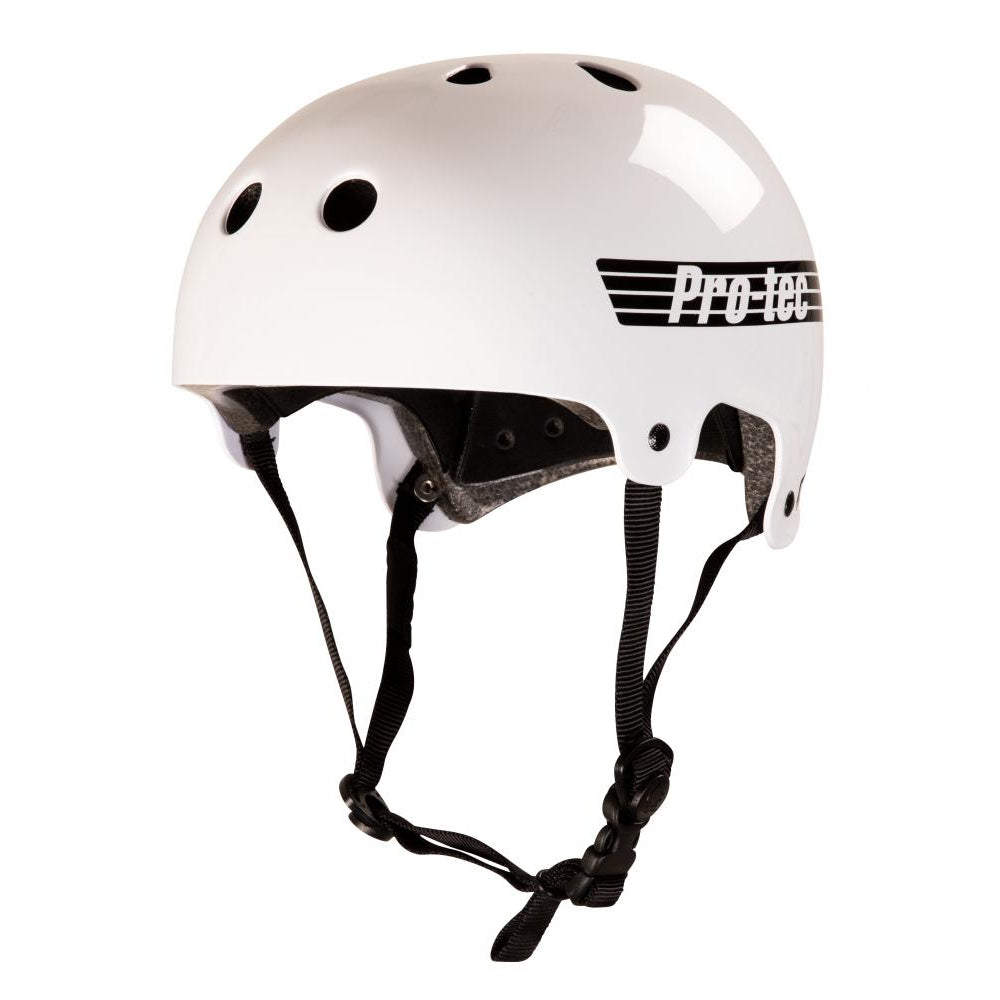 PRO-TEC Old School Certified Helmet (Gloss White)
