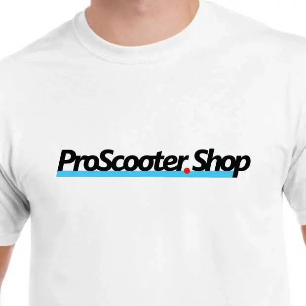 PROSCOOTER.SHOP-ის ლოგოტიპიანი მაისური (თეთრი)