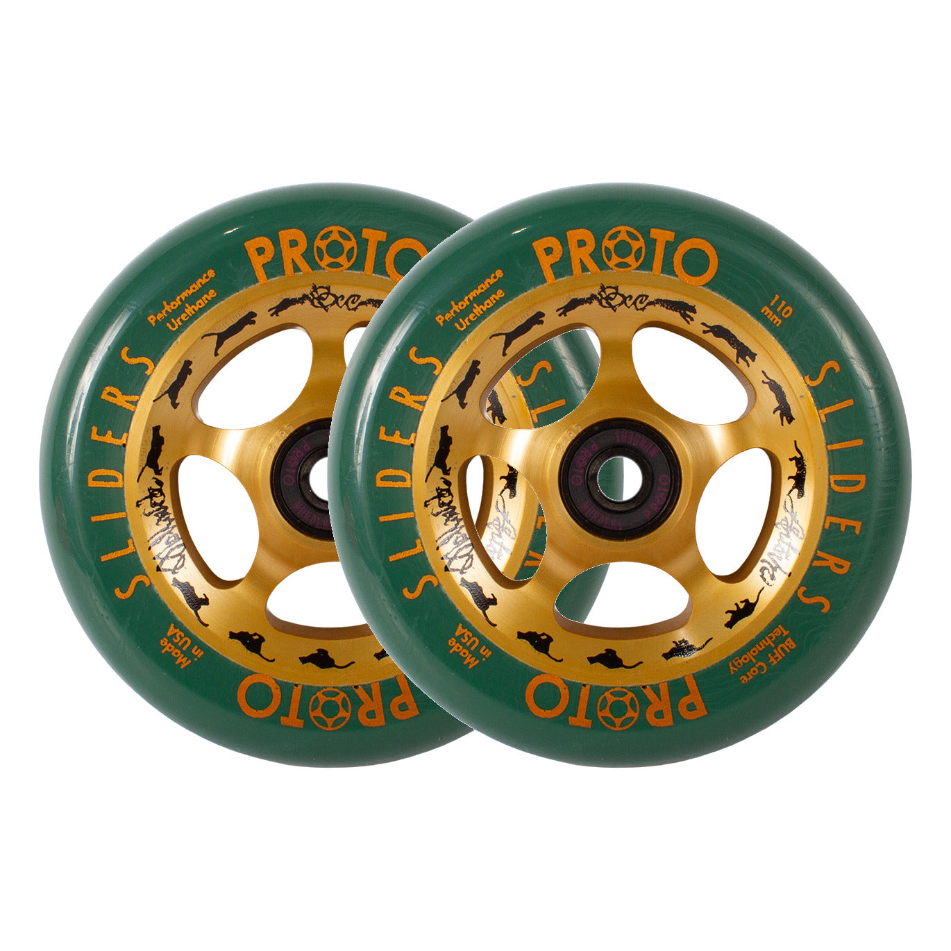 PROTO Black Cat Sliders Pro Scooter Wheels (Antonin Mollard Signature)