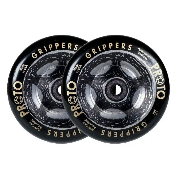 PROTO Catalyst Full Core Grippers Pro Scooter Wheels (Black on Raw)