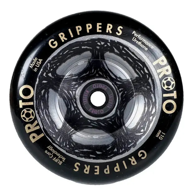 PROTO Catalyst Full Core Grippers Pro Scooter Wheels (Black on Raw)