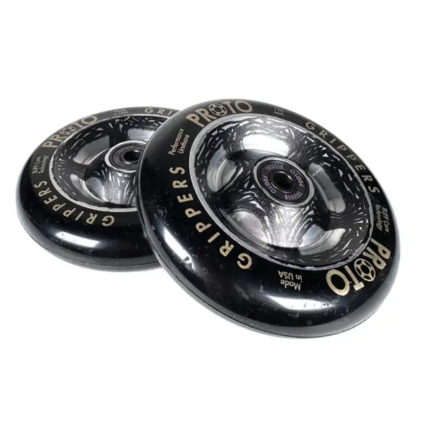 PROTO Catalyst Full Core Grippers Pro Scooter Wheels (Black on Raw)