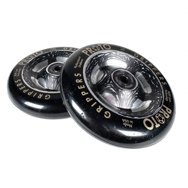 PROTO Catalyst Full Core Grippers Pro Scooter Wheels (Black on Raw)