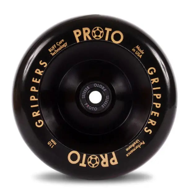 PROTO Classic Full Core Grippers Pro Scooter Wheels (Black on Black)