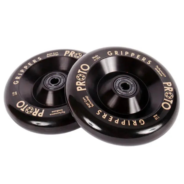 PROTO Classic Full Core Grippers Pro Scooter Wheels (Black on Black)