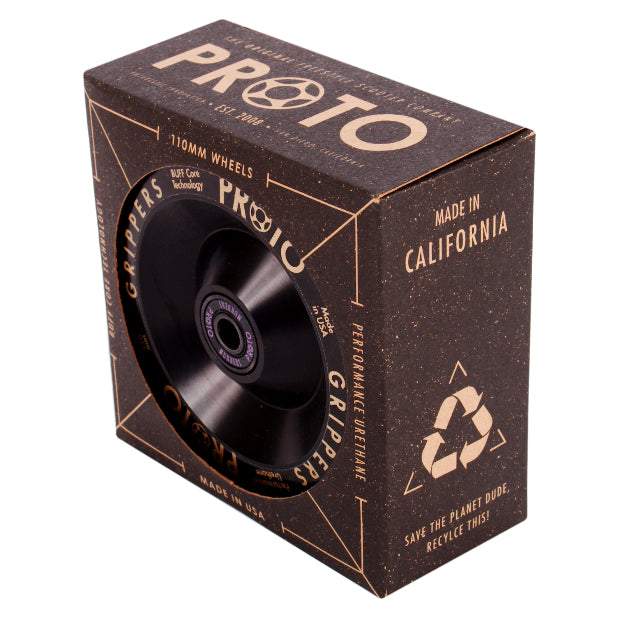 PROTO Full Core Gripper Pro Scooter Wheels 110mm (Black)