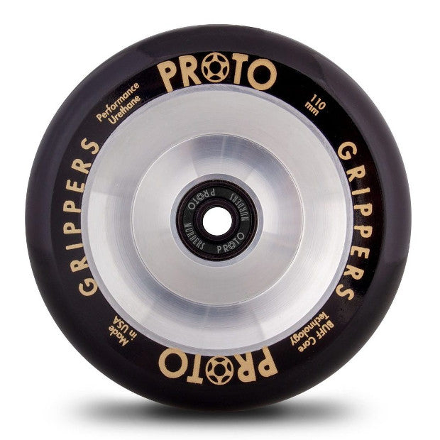 PROTO Classic Full Core Grippers Pro Scooter Wheels (Black on Raw)