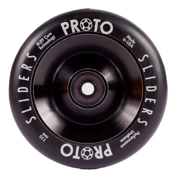 PROTO Classic Full Core Sliders Pro Scooter Wheels (Black on Black)