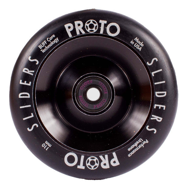 PROTO Classic Full Core Sliders Pro Scooter Wheels (Black on Black)