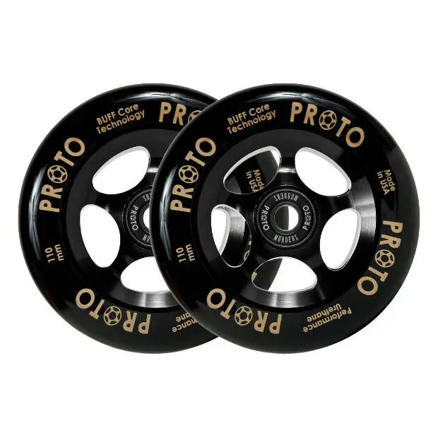 PROTO Classic Grippers Pro Scooter Wheels (Black on Black) - Tbilisi, ProScooter.Shop