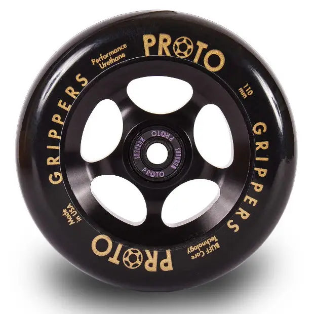 PROTO Classic Grippers Pro Scooter Wheels (Black on Black)
