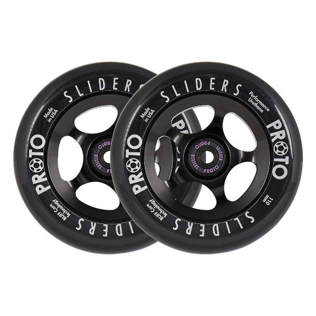 PROTO Classic Sliders Pro Scooter Wheels (Black on Black)