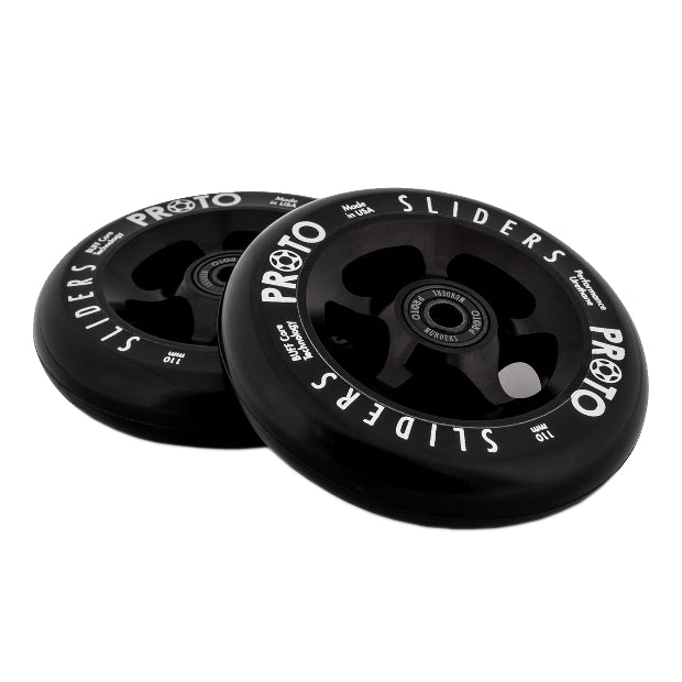 PROTO Classic Sliders Pro Scooter Wheels (Black on Black)