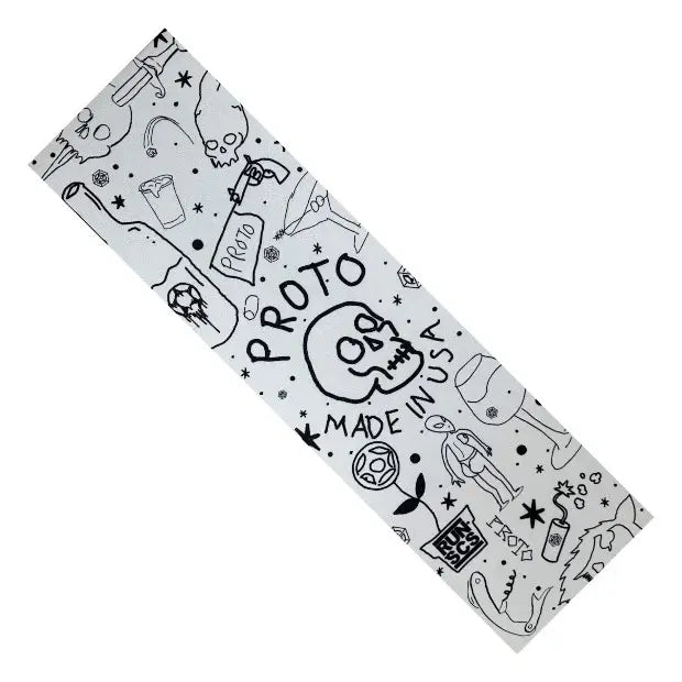 PROTO Zuaso SD Pro Scooter Griptape (White)
