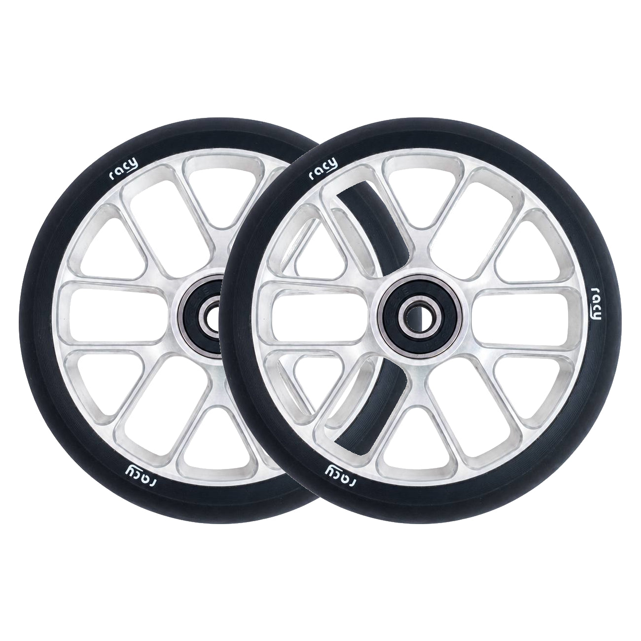 RACY 888 Pro Scooter Wheels (Silver)