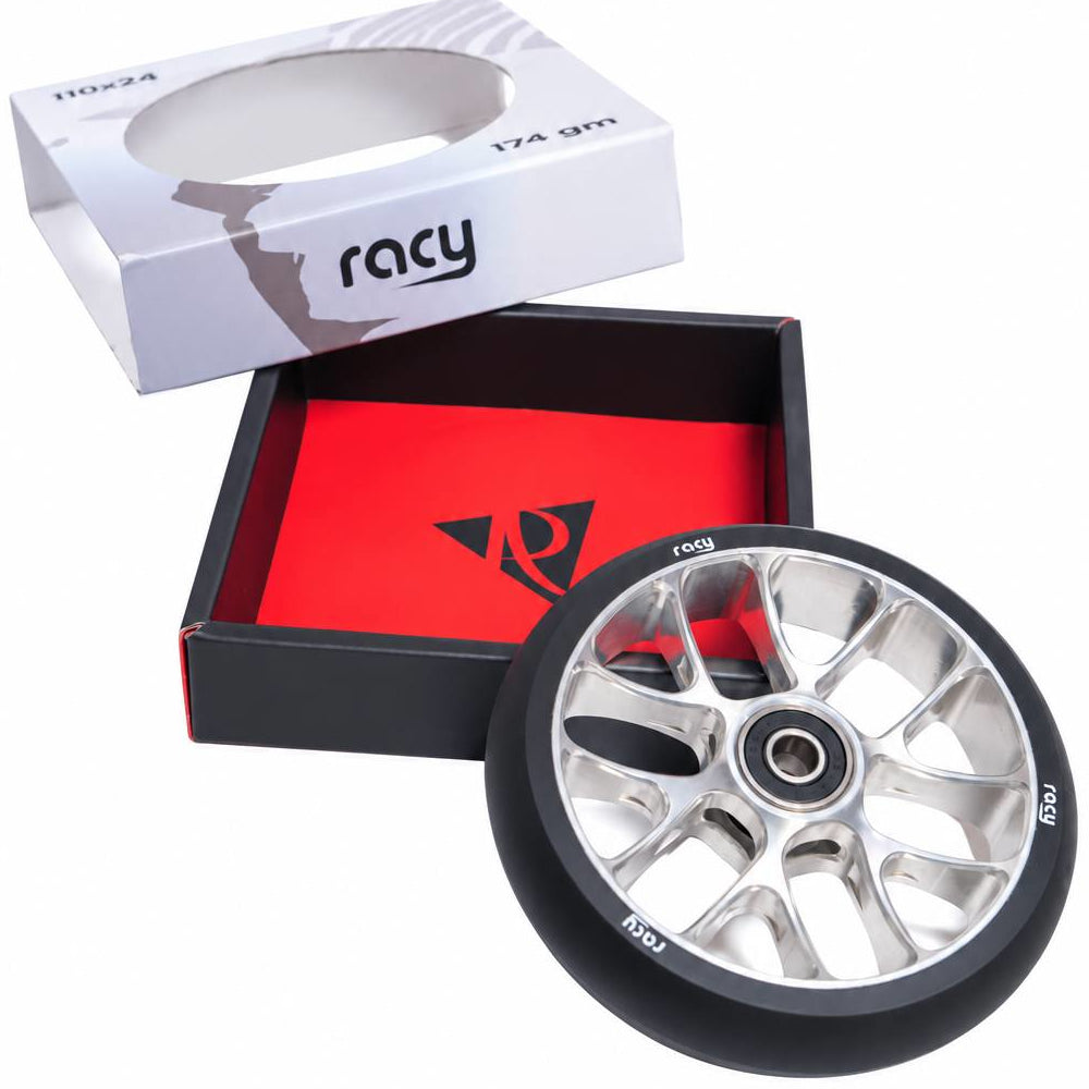 RACY 888 Pro Scooter Wheels (Silver)