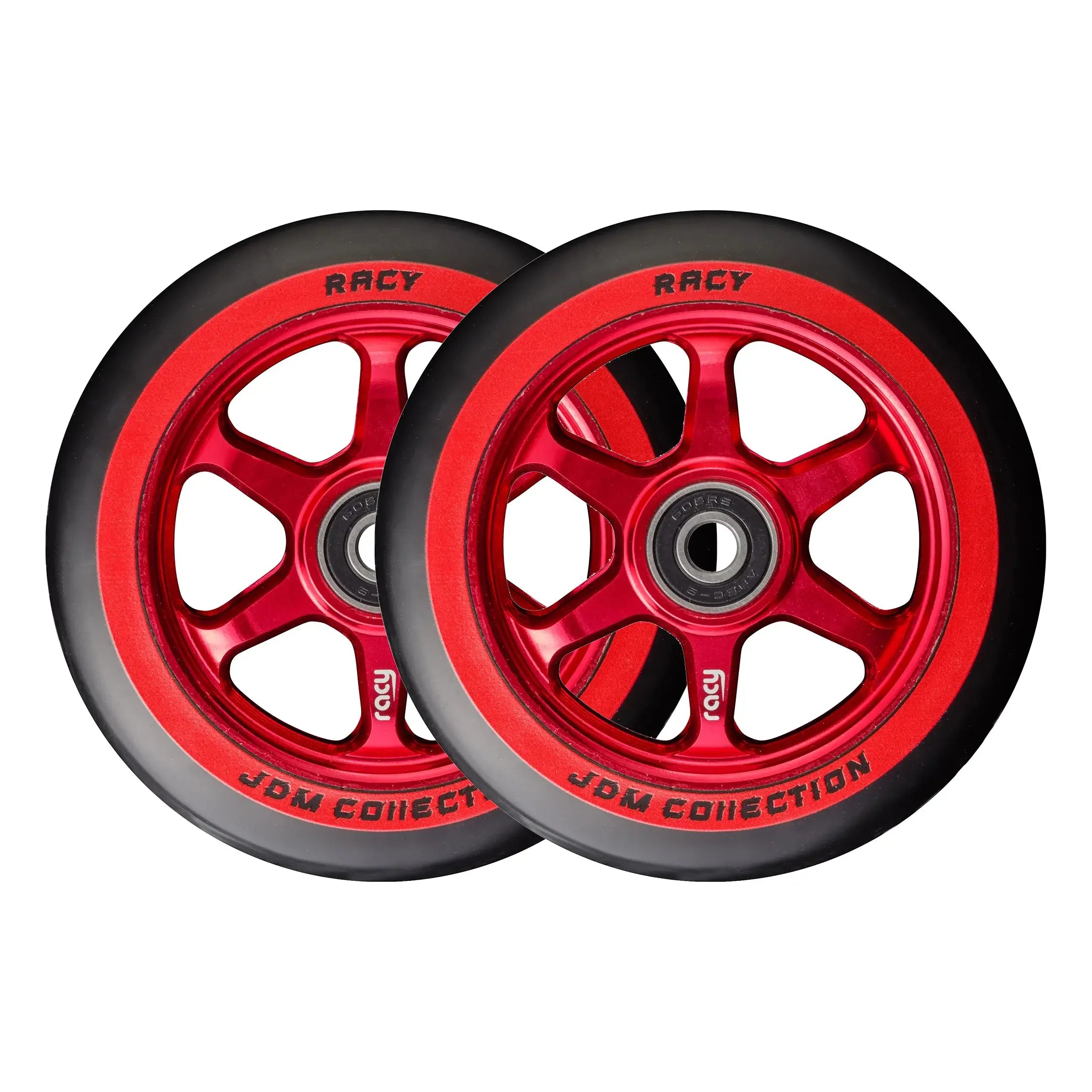 RACY JDM Pro სკუტერის დისკები (წითელი)