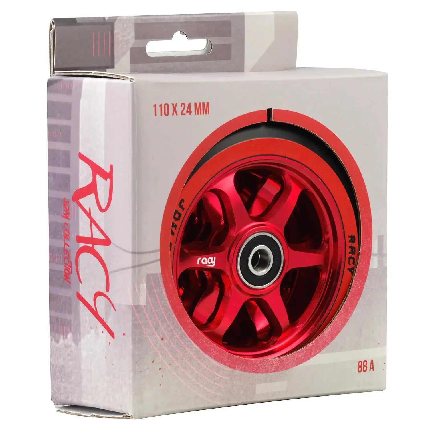 RACY JDM Pro სკუტერის დისკები (წითელი)