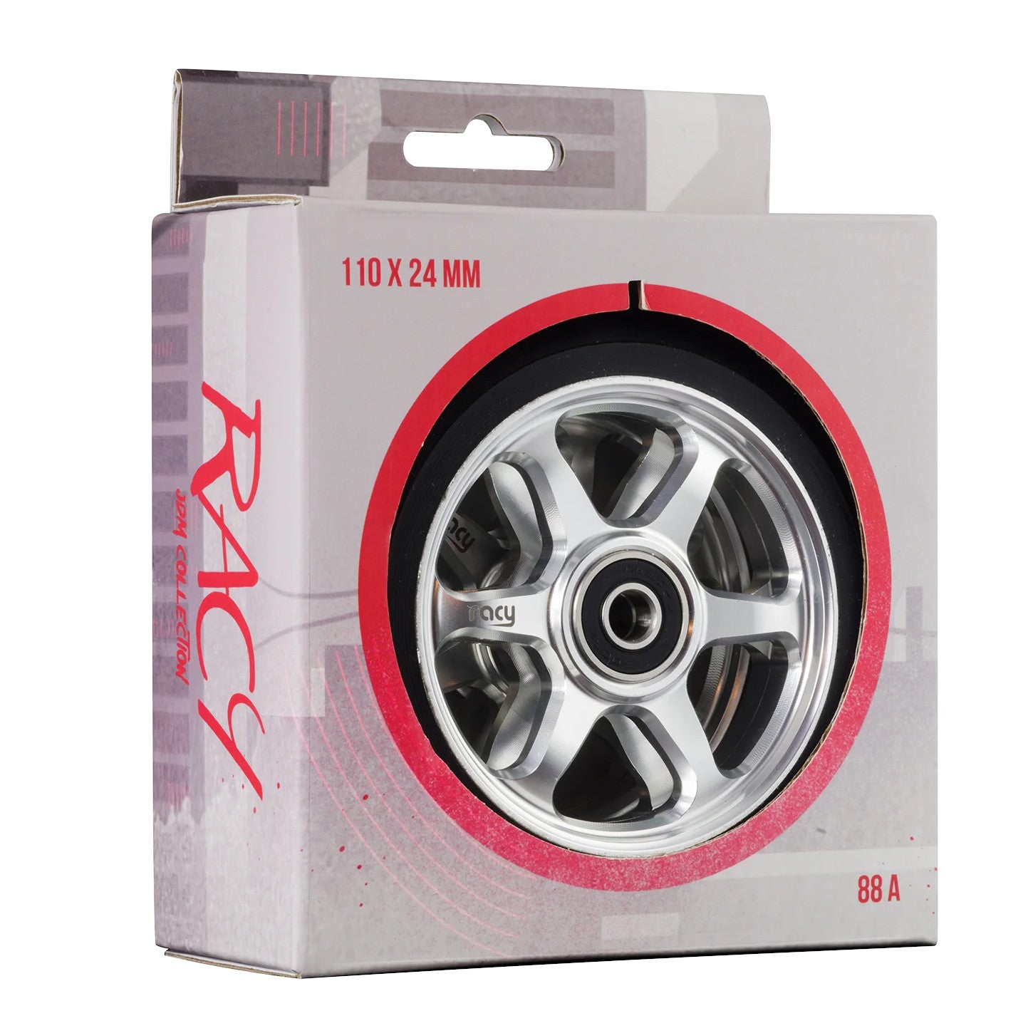 RACY JDM Pro Scooter Wheels (Silver)