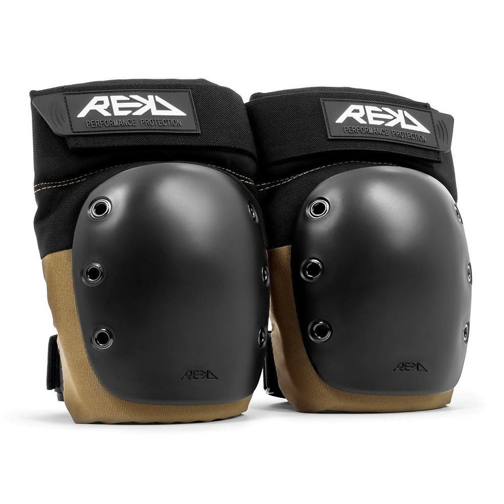 REKD Ramp Knee Pads (Black/Khaki)