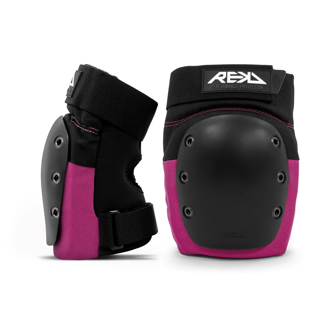 REKD Ramp Knee Pads (Black/Pink)