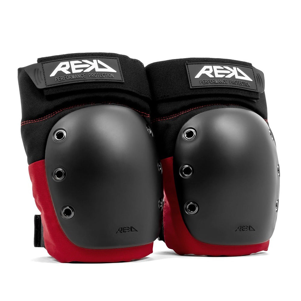 REKD Ramp Knee Pads (Black/Red)