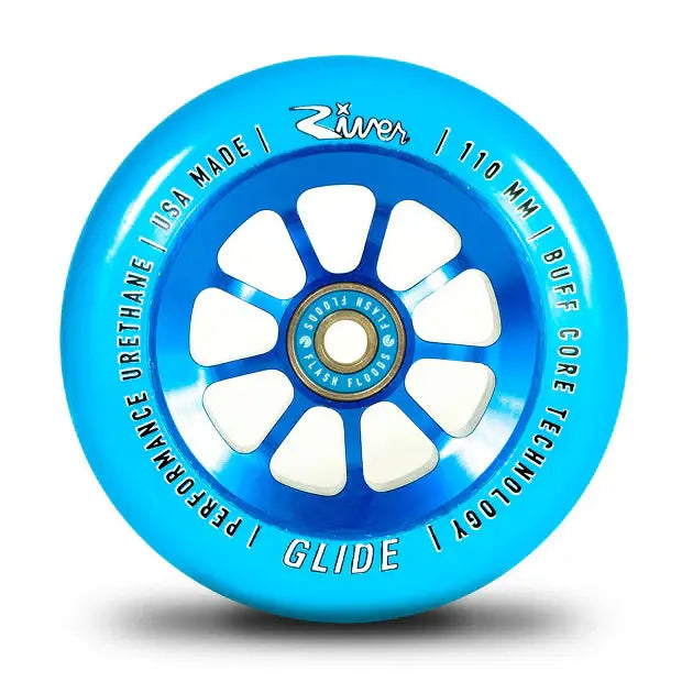 RIVER Natural Glides Pro Scooter Wheels (Sapphire)