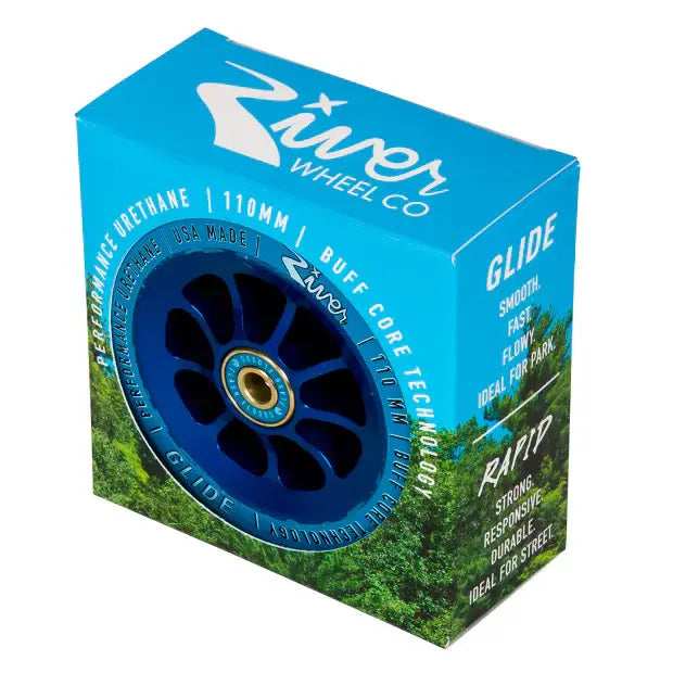 RIVER Natural Glides Pro Scooter Wheels (Sapphire)