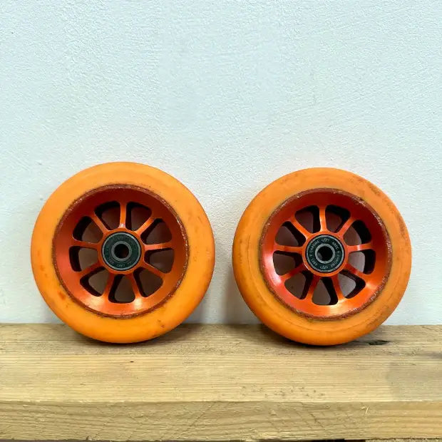 Used RIVER Wheels 110x24mm (Orange) - Tbilisi, ProScooter.Shop