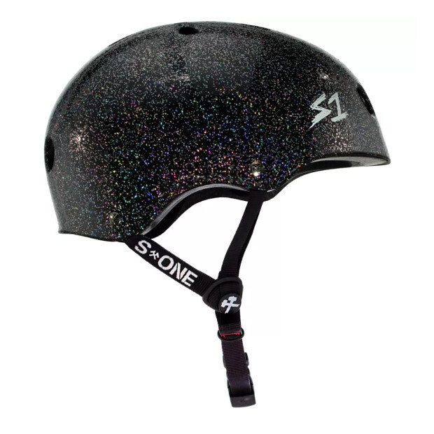 S-ONE Lifer Helmet (Black Gloss Glitter)