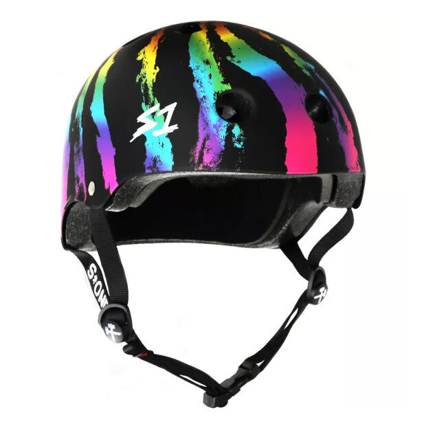 S-ONE Lifer Helmet (Black Matte/Rainbow Swirl)