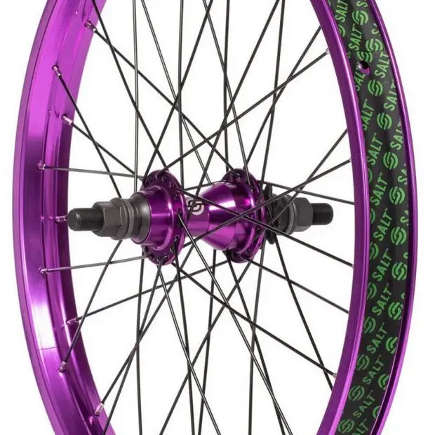 SALT BMX Everest Cassette Rear Wheel (Purple)