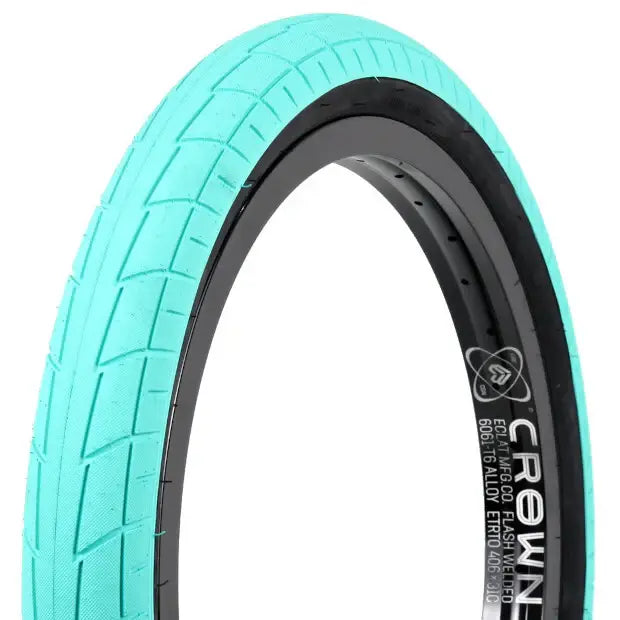 SALT BMX Tracer Tire (Teal/Black) 2.35"
