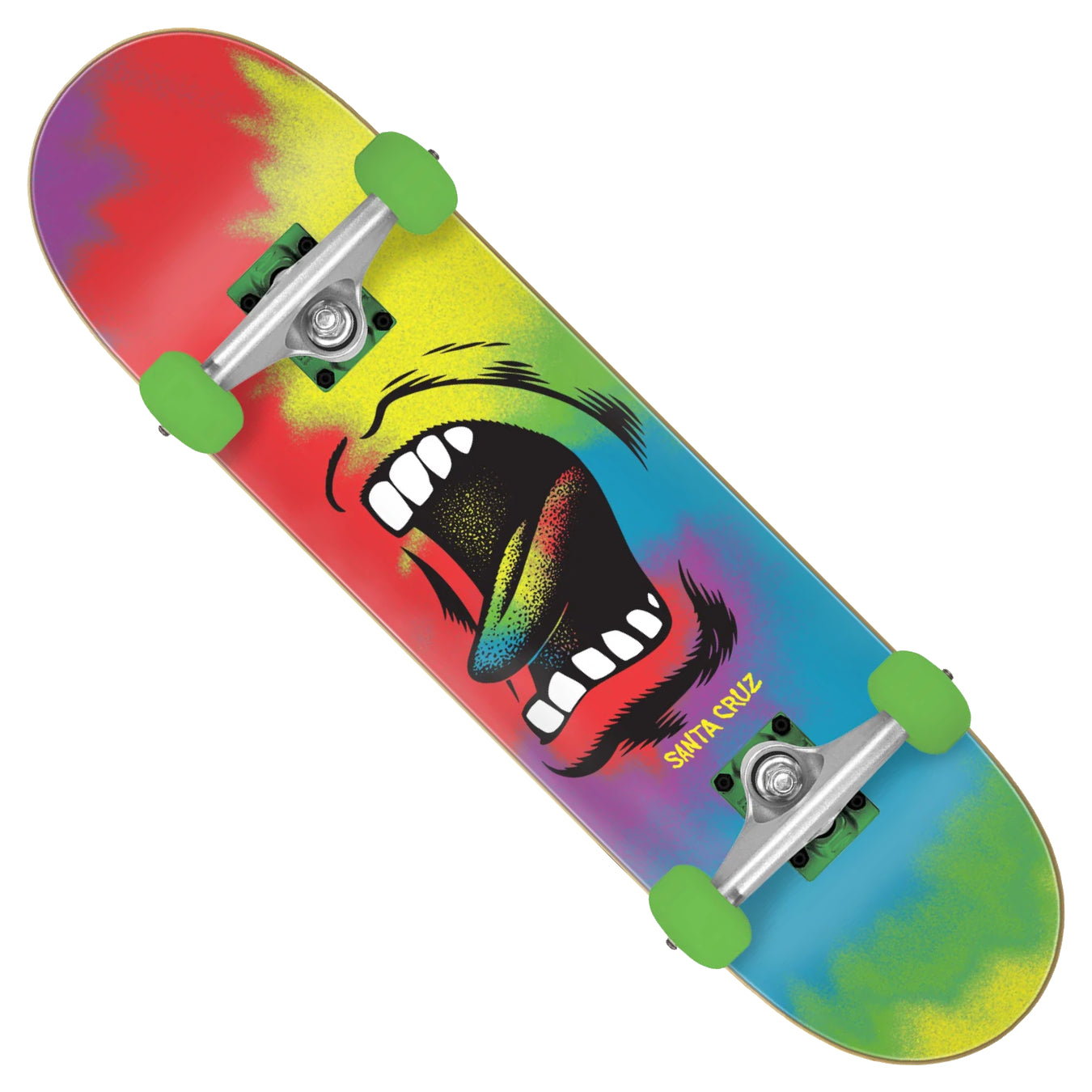 SANTA CRUZ Big Mouth Tie-Dye 8.0" Complete Skateboard