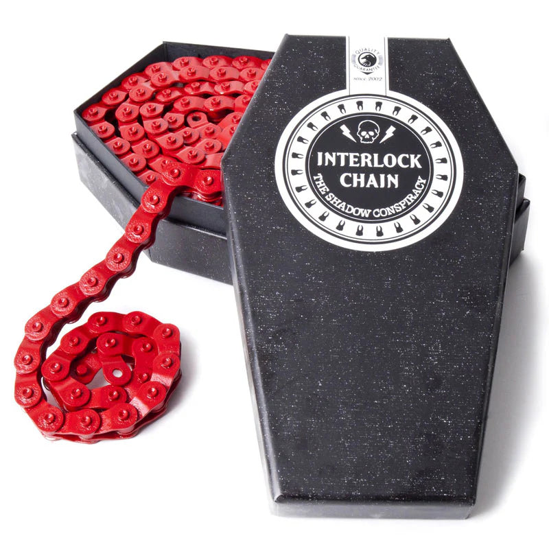 SHADOW BMX Interlock V2 Chain (Red)