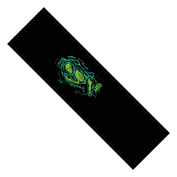 SHKURA PROD. Green Skeleton Pro Scooter Griptape