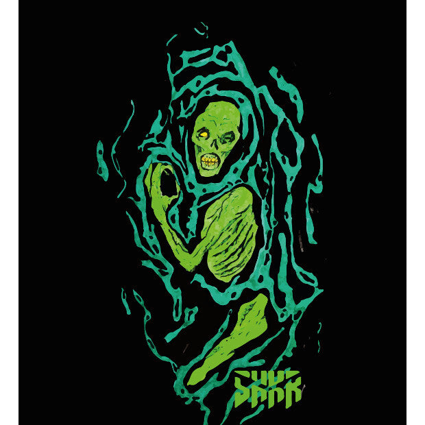 SHKURA PROD. Green Skeleton Pro Scooter Griptape